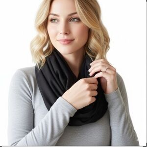 Beyond Yoga Classic Black Scarf